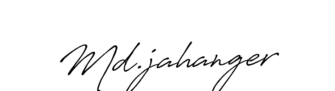 The best way (Antro_Vectra_Bolder) to make a short signature is to pick only two or three words in your name. The name Md.jahanger include a total of six letters. For converting this name. Md.jahanger signature style 7 images and pictures png