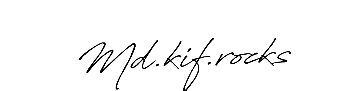 Md.kif.rocks stylish signature style. Best Handwritten Sign (Antro_Vectra_Bolder) for my name. Handwritten Signature Collection Ideas for my name Md.kif.rocks. Md.kif.rocks signature style 7 images and pictures png
