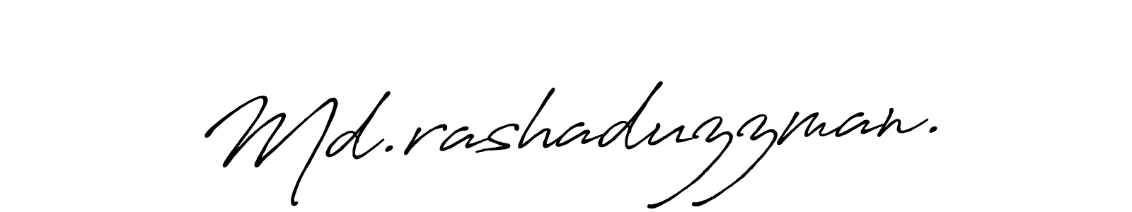 You should practise on your own different ways (Antro_Vectra_Bolder) to write your name (Md.rashaduzzman.) in signature. don't let someone else do it for you. Md.rashaduzzman. signature style 7 images and pictures png