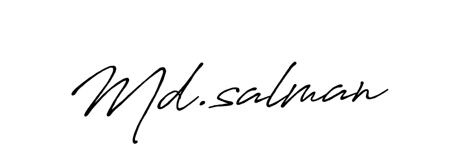 Also You can easily find your signature by using the search form. We will create Md.salman name handwritten signature images for you free of cost using Antro_Vectra_Bolder sign style. Md.salman signature style 7 images and pictures png