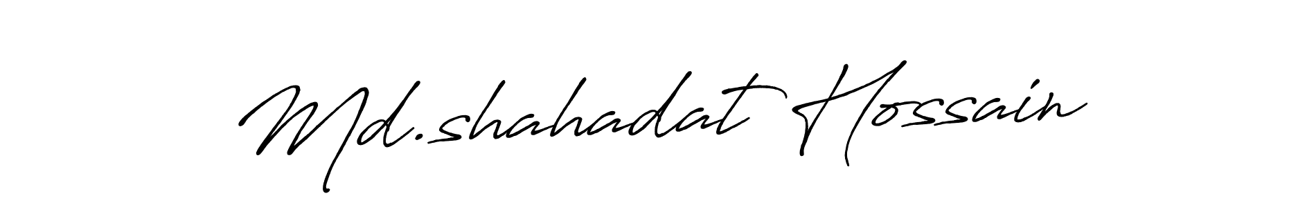 This is the best signature style for the Md.shahadat Hossain name. Also you like these signature font (Antro_Vectra_Bolder). Mix name signature. Md.shahadat Hossain signature style 7 images and pictures png