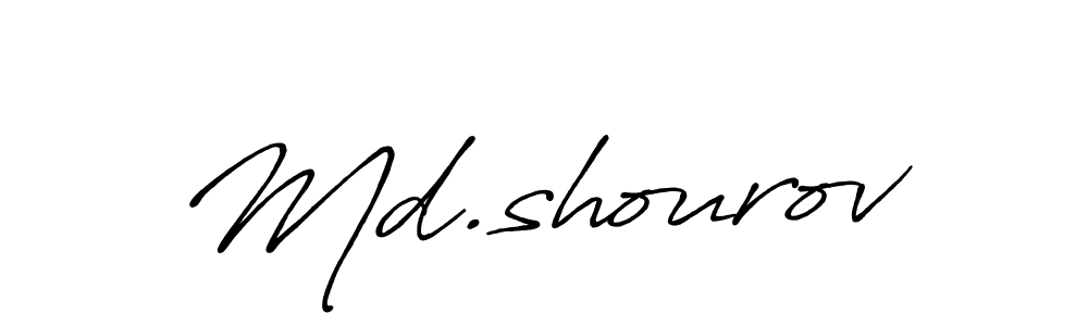 Make a beautiful signature design for name Md.shourov. Use this online signature maker to create a handwritten signature for free. Md.shourov signature style 7 images and pictures png