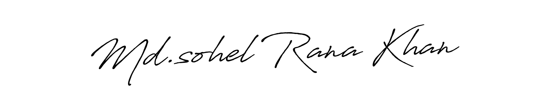 You can use this online signature creator to create a handwritten signature for the name Md.sohel Rana Khan. This is the best online autograph maker. Md.sohel Rana Khan signature style 7 images and pictures png