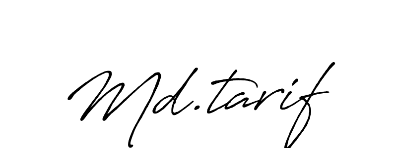 Also You can easily find your signature by using the search form. We will create Md.tarif name handwritten signature images for you free of cost using Antro_Vectra_Bolder sign style. Md.tarif signature style 7 images and pictures png