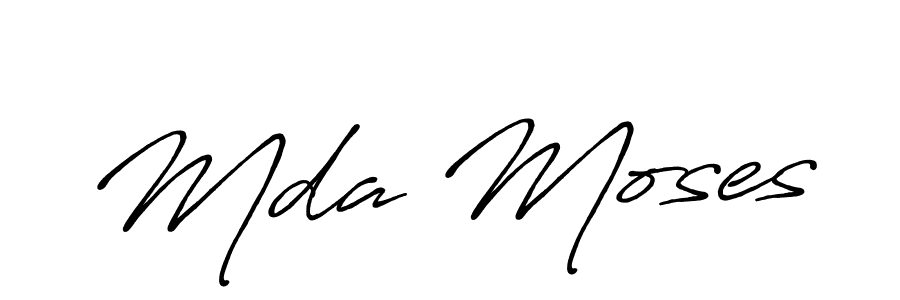 Make a beautiful signature design for name Mda Moses. Use this online signature maker to create a handwritten signature for free. Mda Moses signature style 7 images and pictures png