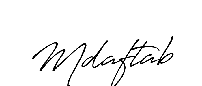 Similarly Antro_Vectra_Bolder is the best handwritten signature design. Signature creator online .You can use it as an online autograph creator for name Mdaftab. Mdaftab signature style 7 images and pictures png