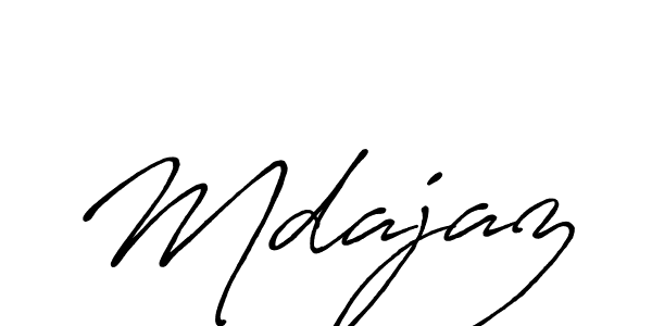 Design your own signature with our free online signature maker. With this signature software, you can create a handwritten (Antro_Vectra_Bolder) signature for name Mdajaz. Mdajaz signature style 7 images and pictures png