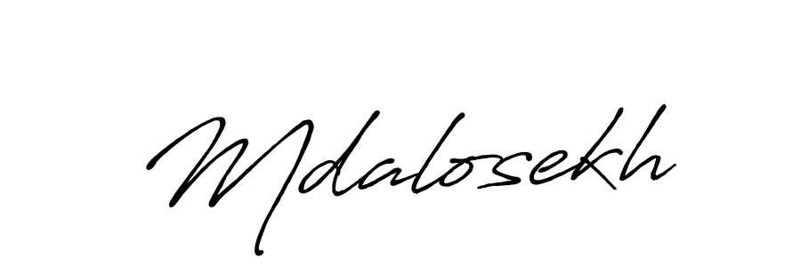 Also we have Mdalosekh name is the best signature style. Create professional handwritten signature collection using Antro_Vectra_Bolder autograph style. Mdalosekh signature style 7 images and pictures png