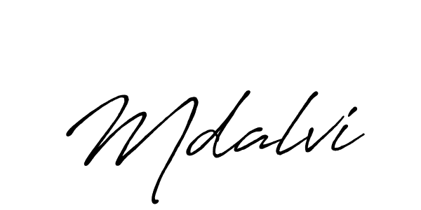 Also we have Mdalvi name is the best signature style. Create professional handwritten signature collection using Antro_Vectra_Bolder autograph style. Mdalvi signature style 7 images and pictures png