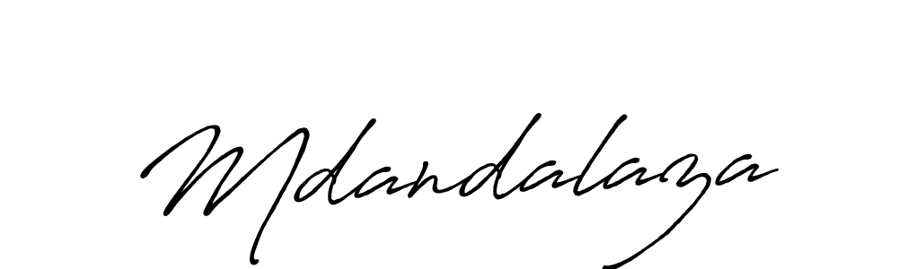 Make a beautiful signature design for name Mdandalaza. With this signature (Antro_Vectra_Bolder) style, you can create a handwritten signature for free. Mdandalaza signature style 7 images and pictures png