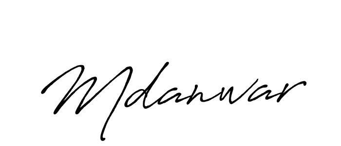 How to make Mdanwar signature? Antro_Vectra_Bolder is a professional autograph style. Create handwritten signature for Mdanwar name. Mdanwar signature style 7 images and pictures png