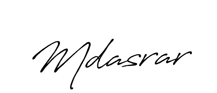 Mdasrar stylish signature style. Best Handwritten Sign (Antro_Vectra_Bolder) for my name. Handwritten Signature Collection Ideas for my name Mdasrar. Mdasrar signature style 7 images and pictures png