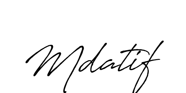Antro_Vectra_Bolder is a professional signature style that is perfect for those who want to add a touch of class to their signature. It is also a great choice for those who want to make their signature more unique. Get Mdatif name to fancy signature for free. Mdatif signature style 7 images and pictures png