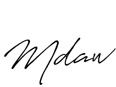 Make a beautiful signature design for name Mdaw. Use this online signature maker to create a handwritten signature for free. Mdaw signature style 7 images and pictures png