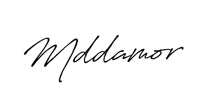 Design your own signature with our free online signature maker. With this signature software, you can create a handwritten (Antro_Vectra_Bolder) signature for name Mddamor. Mddamor signature style 7 images and pictures png
