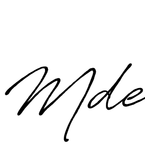 Make a beautiful signature design for name Mde. Use this online signature maker to create a handwritten signature for free. Mde signature style 7 images and pictures png