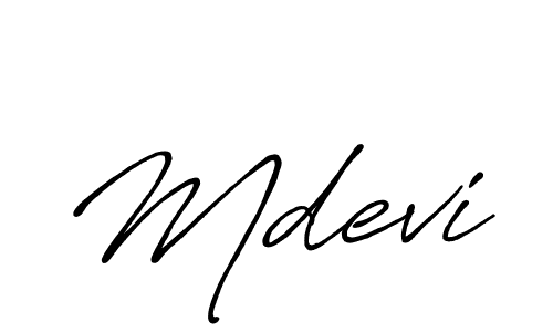 Antro_Vectra_Bolder is a professional signature style that is perfect for those who want to add a touch of class to their signature. It is also a great choice for those who want to make their signature more unique. Get Mdevi name to fancy signature for free. Mdevi signature style 7 images and pictures png