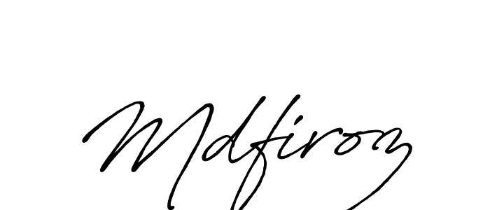 if you are searching for the best signature style for your name Mdfiroz. so please give up your signature search. here we have designed multiple signature styles  using Antro_Vectra_Bolder. Mdfiroz signature style 7 images and pictures png