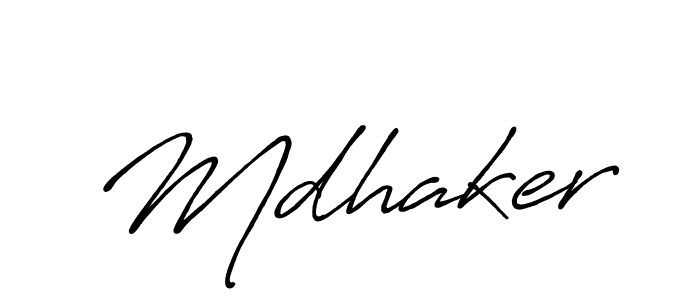 How to Draw Mdhaker signature style? Antro_Vectra_Bolder is a latest design signature styles for name Mdhaker. Mdhaker signature style 7 images and pictures png