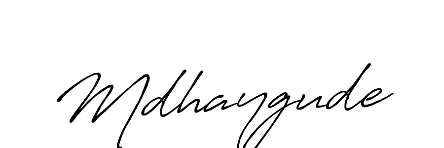 Make a beautiful signature design for name Mdhaygude. With this signature (Antro_Vectra_Bolder) style, you can create a handwritten signature for free. Mdhaygude signature style 7 images and pictures png