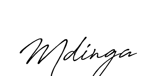 Make a beautiful signature design for name Mdinga. With this signature (Antro_Vectra_Bolder) style, you can create a handwritten signature for free. Mdinga signature style 7 images and pictures png