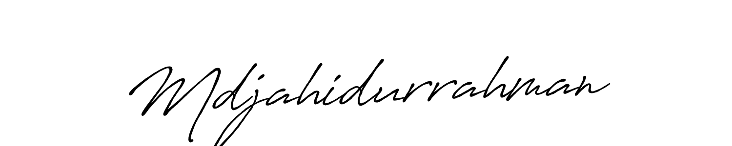 You should practise on your own different ways (Antro_Vectra_Bolder) to write your name (Mdjahidurrahman) in signature. don't let someone else do it for you. Mdjahidurrahman signature style 7 images and pictures png