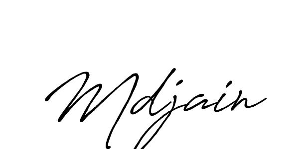 You should practise on your own different ways (Antro_Vectra_Bolder) to write your name (Mdjain) in signature. don't let someone else do it for you. Mdjain signature style 7 images and pictures png