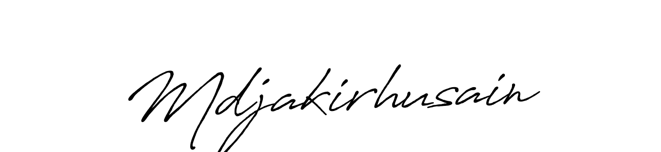 Also we have Mdjakirhusain name is the best signature style. Create professional handwritten signature collection using Antro_Vectra_Bolder autograph style. Mdjakirhusain signature style 7 images and pictures png