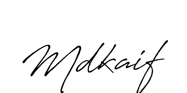 Mdkaif stylish signature style. Best Handwritten Sign (Antro_Vectra_Bolder) for my name. Handwritten Signature Collection Ideas for my name Mdkaif. Mdkaif signature style 7 images and pictures png