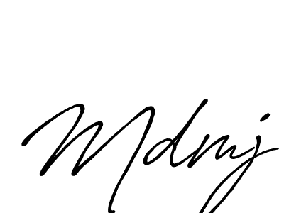 How to make Mdmj name signature. Use Antro_Vectra_Bolder style for creating short signs online. This is the latest handwritten sign. Mdmj signature style 7 images and pictures png