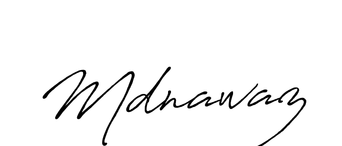 Create a beautiful signature design for name Mdnawaz. With this signature (Antro_Vectra_Bolder) fonts, you can make a handwritten signature for free. Mdnawaz signature style 7 images and pictures png