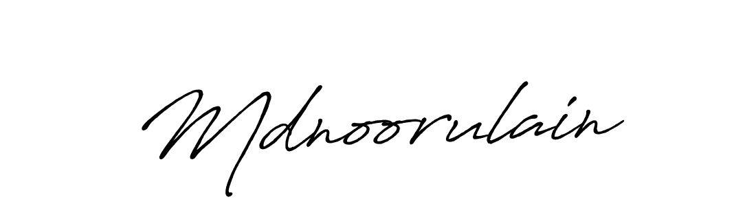 How to make Mdnoorulain signature? Antro_Vectra_Bolder is a professional autograph style. Create handwritten signature for Mdnoorulain name. Mdnoorulain signature style 7 images and pictures png