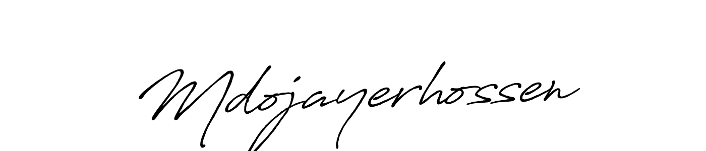 Use a signature maker to create a handwritten signature online. With this signature software, you can design (Antro_Vectra_Bolder) your own signature for name Mdojayerhossen. Mdojayerhossen signature style 7 images and pictures png