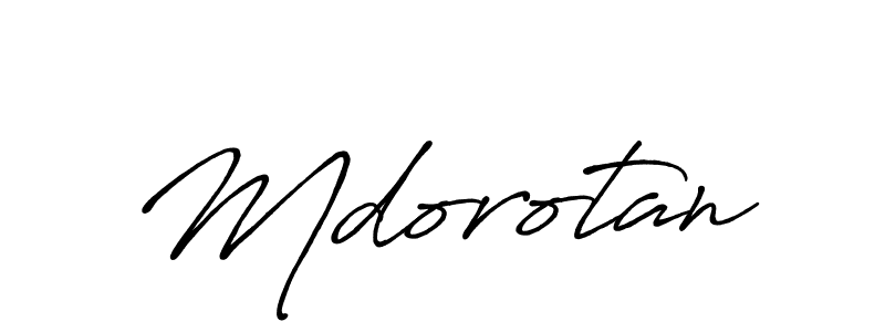 Antro_Vectra_Bolder is a professional signature style that is perfect for those who want to add a touch of class to their signature. It is also a great choice for those who want to make their signature more unique. Get Mdorotan name to fancy signature for free. Mdorotan signature style 7 images and pictures png