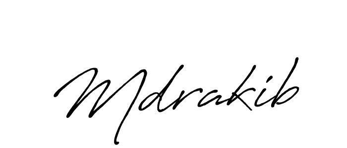 How to make Mdrakib signature? Antro_Vectra_Bolder is a professional autograph style. Create handwritten signature for Mdrakib name. Mdrakib signature style 7 images and pictures png