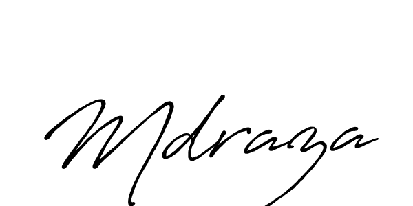 The best way (Antro_Vectra_Bolder) to make a short signature is to pick only two or three words in your name. The name Mdraza include a total of six letters. For converting this name. Mdraza signature style 7 images and pictures png