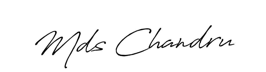 Also You can easily find your signature by using the search form. We will create Mds Chandru name handwritten signature images for you free of cost using Antro_Vectra_Bolder sign style. Mds Chandru signature style 7 images and pictures png