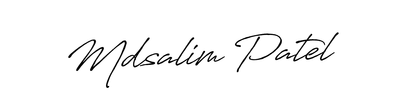 You can use this online signature creator to create a handwritten signature for the name Mdsalim Patel. This is the best online autograph maker. Mdsalim Patel signature style 7 images and pictures png