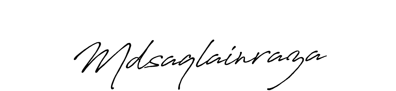 Also You can easily find your signature by using the search form. We will create Mdsaqlainraza name handwritten signature images for you free of cost using Antro_Vectra_Bolder sign style. Mdsaqlainraza signature style 7 images and pictures png