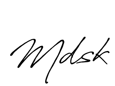 It looks lik you need a new signature style for name Mdsk. Design unique handwritten (Antro_Vectra_Bolder) signature with our free signature maker in just a few clicks. Mdsk signature style 7 images and pictures png