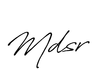 It looks lik you need a new signature style for name Mdsr. Design unique handwritten (Antro_Vectra_Bolder) signature with our free signature maker in just a few clicks. Mdsr signature style 7 images and pictures png
