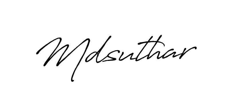 Here are the top 10 professional signature styles for the name Mdsuthar. These are the best autograph styles you can use for your name. Mdsuthar signature style 7 images and pictures png