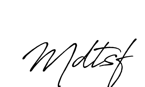Make a beautiful signature design for name Mdtsf. With this signature (Antro_Vectra_Bolder) style, you can create a handwritten signature for free. Mdtsf signature style 7 images and pictures png