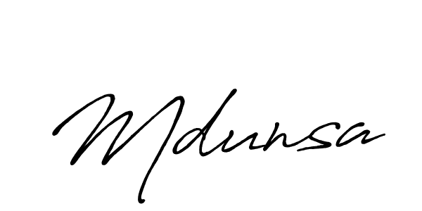 Make a beautiful signature design for name Mdunsa. Use this online signature maker to create a handwritten signature for free. Mdunsa signature style 7 images and pictures png