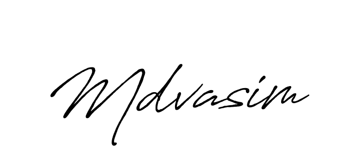 It looks lik you need a new signature style for name Mdvasim. Design unique handwritten (Antro_Vectra_Bolder) signature with our free signature maker in just a few clicks. Mdvasim signature style 7 images and pictures png