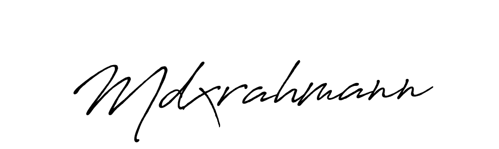 How to make Mdxrahmann signature? Antro_Vectra_Bolder is a professional autograph style. Create handwritten signature for Mdxrahmann name. Mdxrahmann signature style 7 images and pictures png