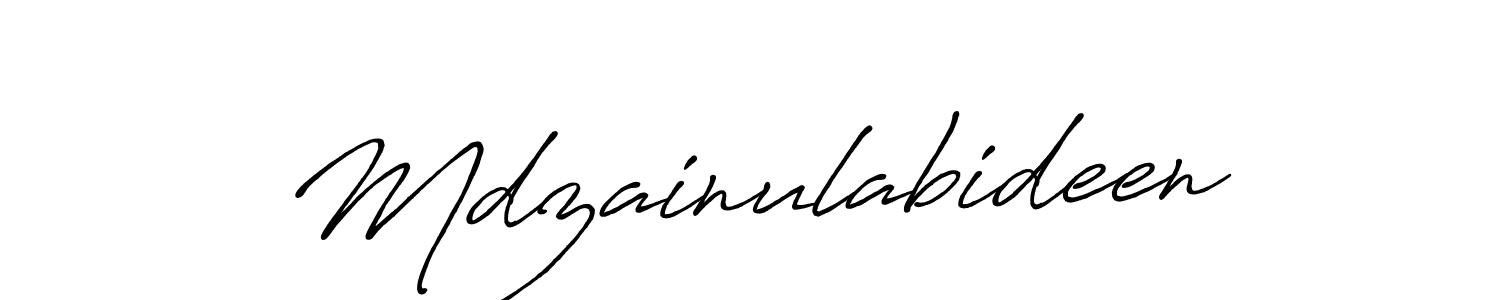 It looks lik you need a new signature style for name Mdzainulabideen. Design unique handwritten (Antro_Vectra_Bolder) signature with our free signature maker in just a few clicks. Mdzainulabideen signature style 7 images and pictures png