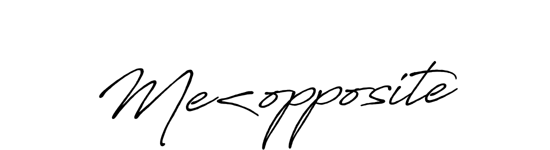 Make a beautiful signature design for name Me<opposite. With this signature (Antro_Vectra_Bolder) style, you can create a handwritten signature for free. Me<opposite signature style 7 images and pictures png