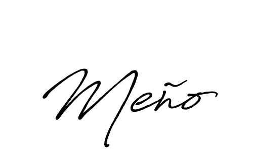 Also You can easily find your signature by using the search form. We will create Meño name handwritten signature images for you free of cost using Antro_Vectra_Bolder sign style. Meño signature style 7 images and pictures png