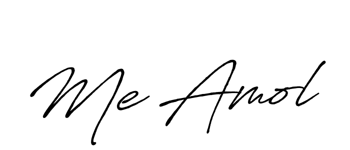 Create a beautiful signature design for name Me Amol. With this signature (Antro_Vectra_Bolder) fonts, you can make a handwritten signature for free. Me Amol signature style 7 images and pictures png